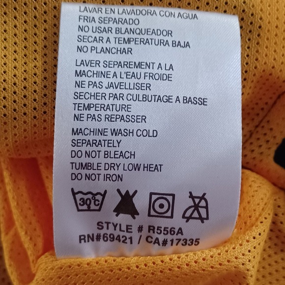 NFL Team Apparel On Field Adult XL STEELERS Pullover Jacket Black Yellow Reebok - Picture 10 of 11